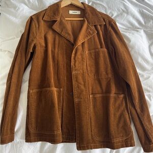 Buck Mason Tan Corduroy Shirt Jacket